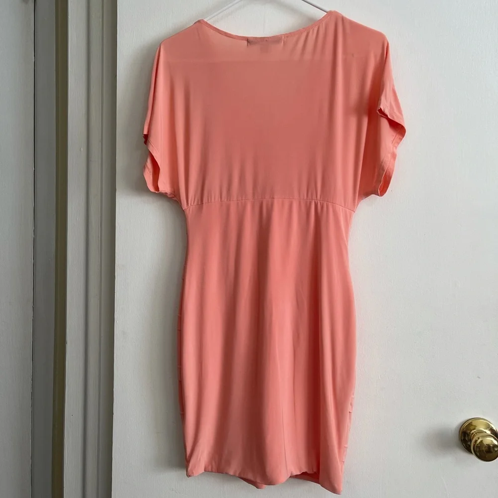 XXI Pink Bodycon Mini Party Cocktail Dress Size Medium - Picture 6 of 6